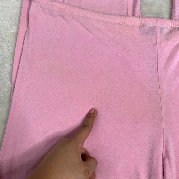 Natori Women's Pink Lace V Neck Long Sleeve Pajama Set Size Medium - Picture 14 of 16